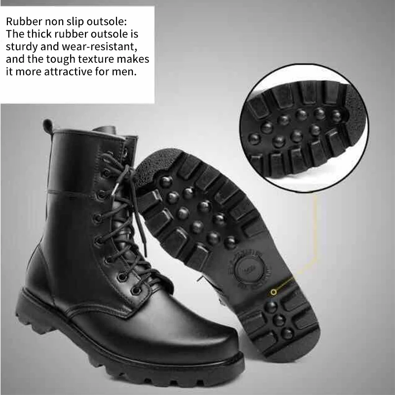 Лидер продаж, мужские высокие ботинки Martin, мужские кожаные ботинки, шерстяная теплая хлопковая обувь, уличные тренировочные ботинки со стальным носком, защитная обувь
