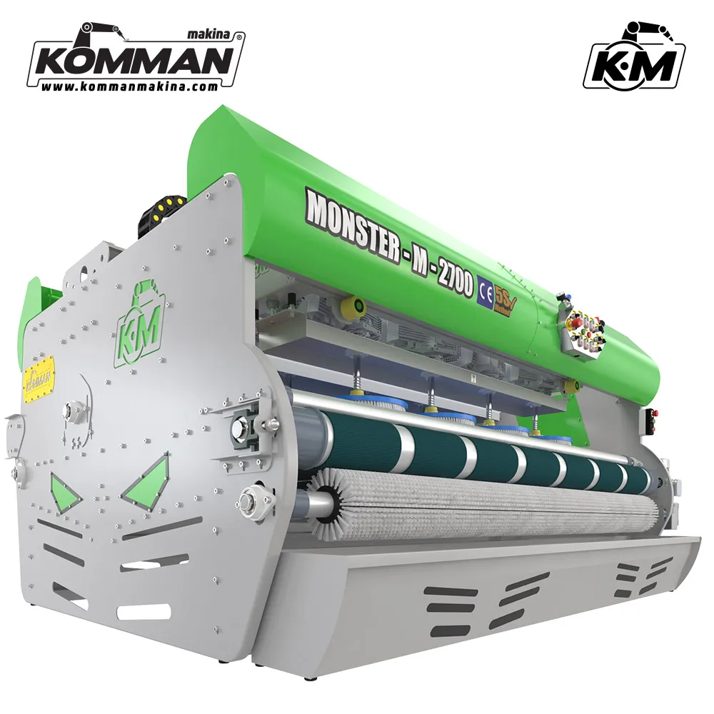 Full Automatic Carpet Washing Machine -MONSTER M 2700- 2.70 meter conveyor surface 10 brushes carpet washer
