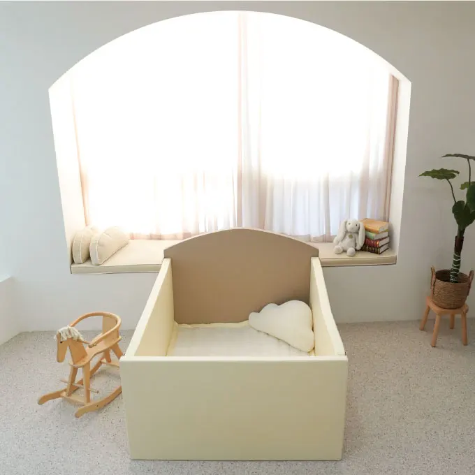 [BEBECLAIR] Made in Korea Baby Bed Wonder Land Bumper Mat Use as a Bed or Play Mat Safe Fluffy Safe Ingredients