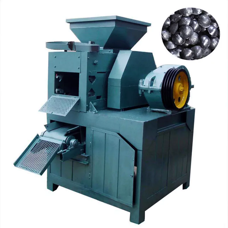 wood piston press charcoal briquette making machine for india