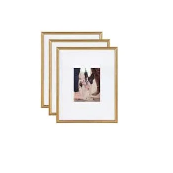 Brass Metal Hanging Photo Frame Handmade Decorative Luxury Design Metal Custom Frames For Photos Wall Decor