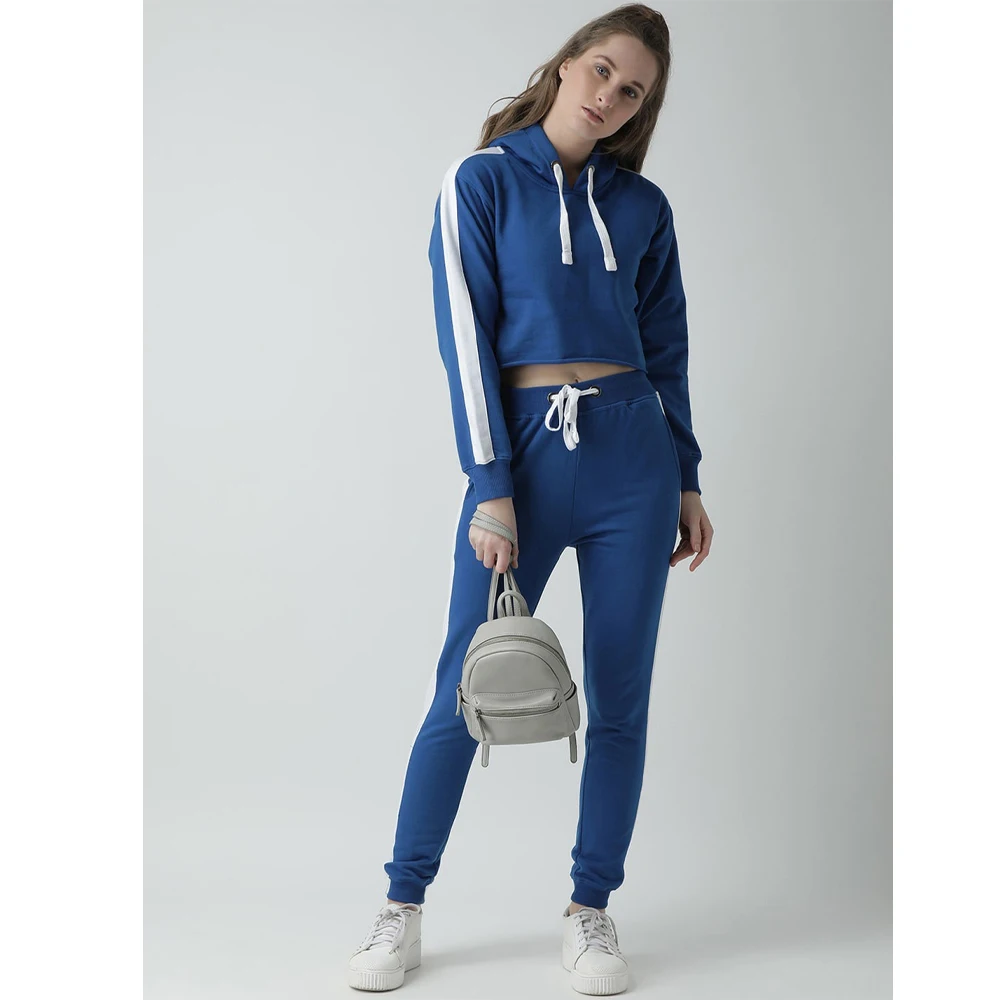 Oti Textile OEM/ODM Factory Women Shorts Set Loose Casual Sweatshirt Fleece Pullover Tracksuit Two Pieces Set for Woman