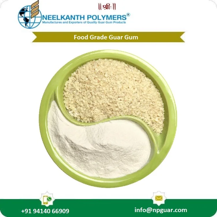 2022 High Quality Guargum for Thickeners and Emulsifiers with Food additives Guar Gum Powder