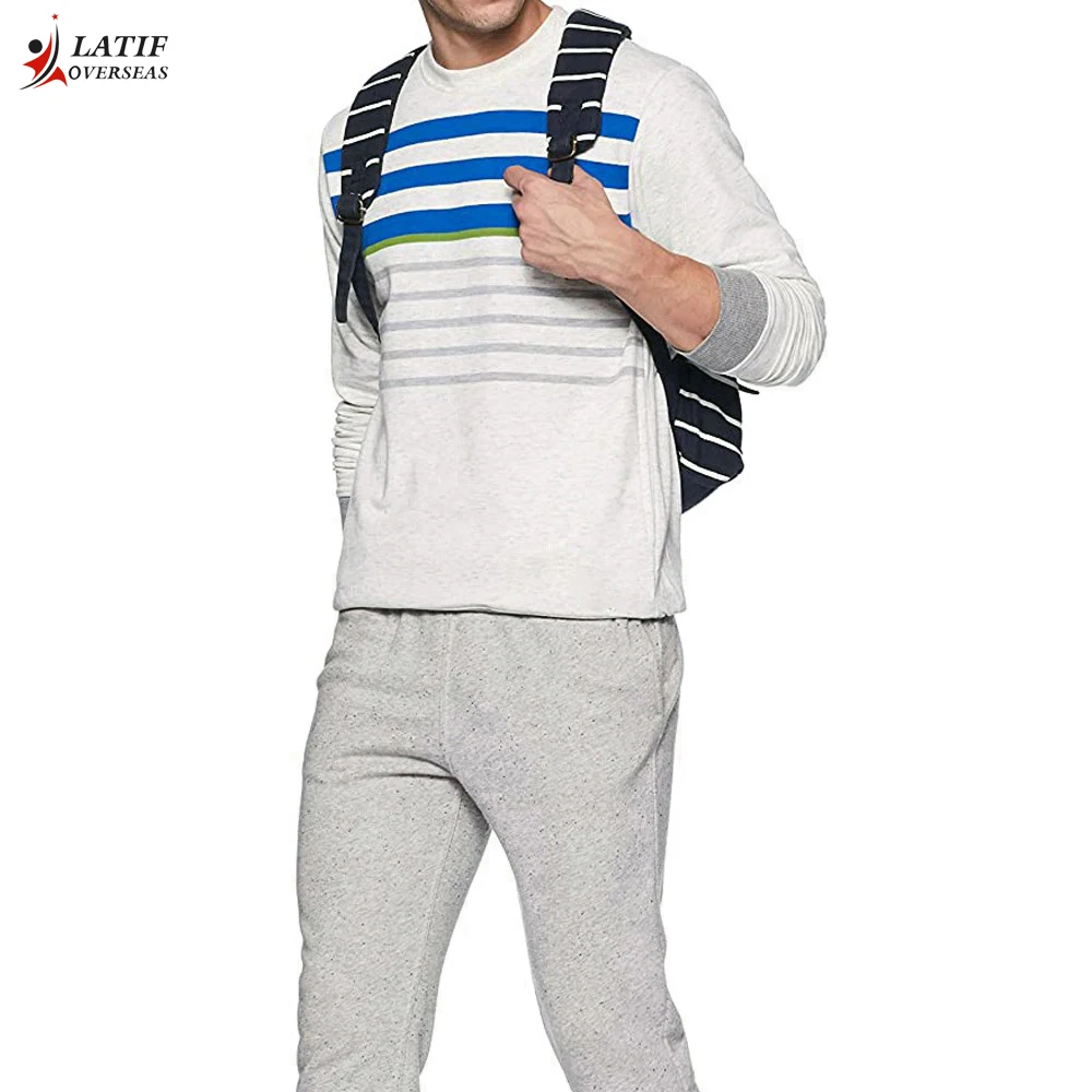 New Best Low MOQ Light Price Custom Men Crew neck O-Neck Sweatshirt Winter Shirt long Sleeve