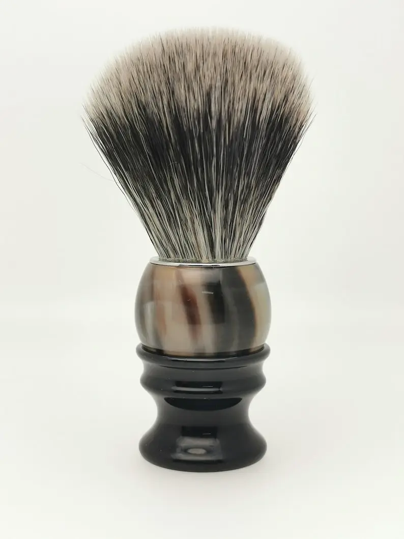 Hot Sale Premium Handcrafted Buffalo Horn Shaving Brush  Customizable Size & Natural Craft