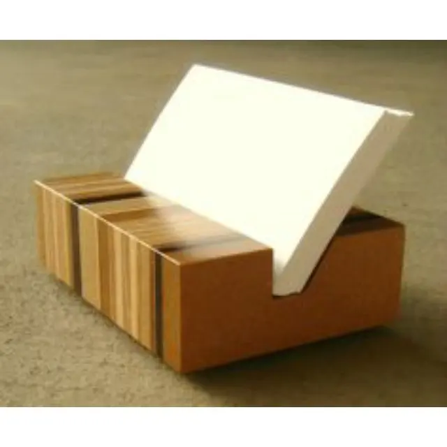 Luxury design Resin & wood Card holder Creative Gift Natural Resin & Acacia Wood Business Id Card Holder at lowest cost