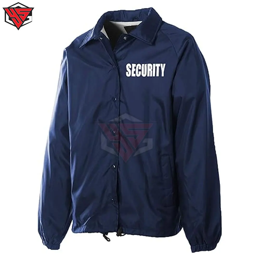 First Class Windbreaker Security Jackets Best Quality Wholesale Prices Durable Reliable Security Outerwear