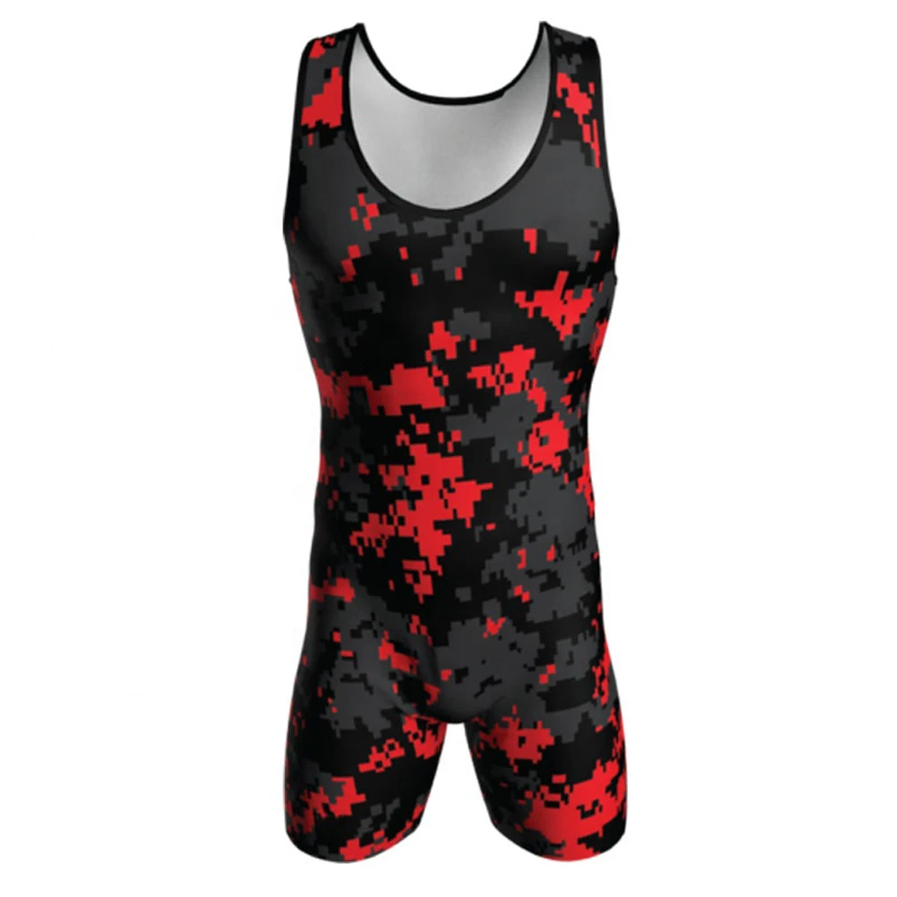 OEM Service Men 6xl Wrestling Singlets Custom Sublimation Wrestling Custom Designs Full Sublimation Printing Sportswear singlet
