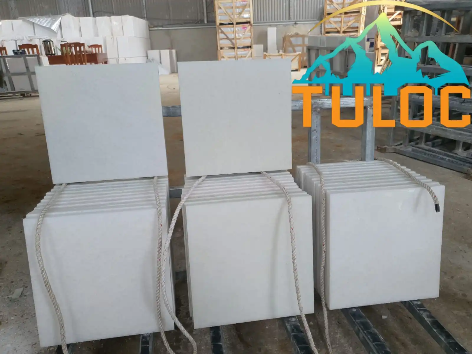 Big Promotion Pure White Marble Tile For Floor - Manufacture of White Marble - Natural Stones Export from Vietnam