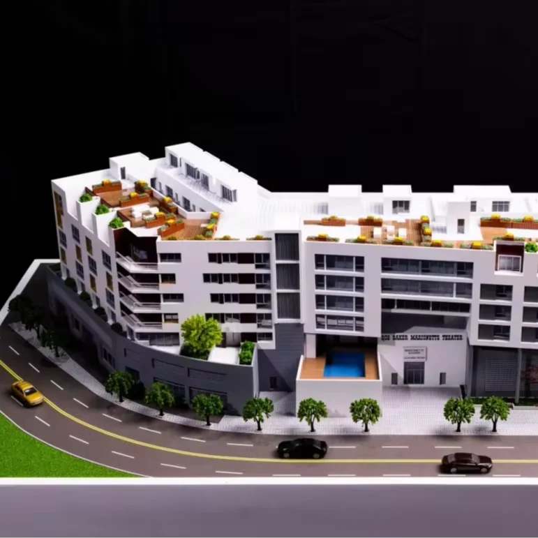 Physical sand table model Real estate sales center sand table crafts custom ABS plate splicing model House scale building model