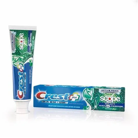 Minty Fresh Crest Premium Plus Scope Outlast зубная паста-3 упаковки тюбики 5 2 унций для длительного здоровья полости рта