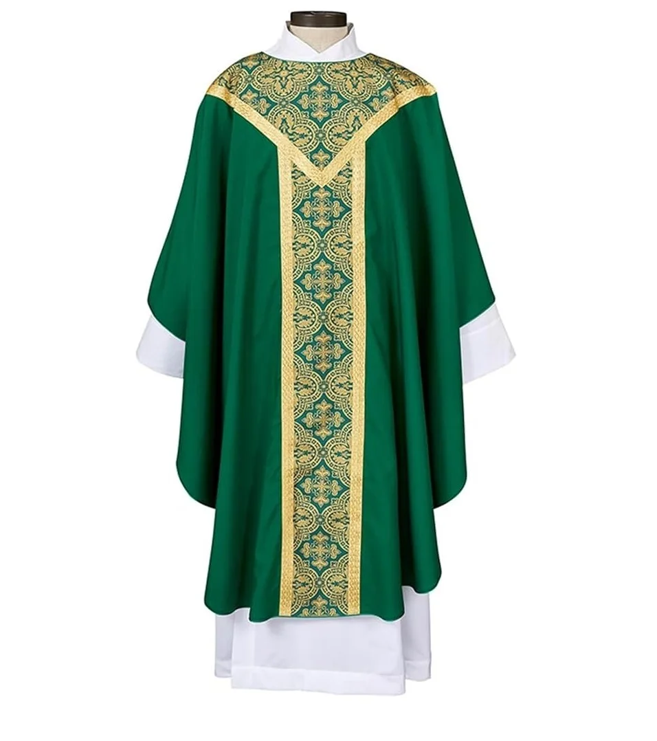 Factory Direct Sale New Arrivals 2024 Cheap Rate Clergy Robes Vestments Pastor Surplice Cassock Alb Catholic Church Father Gown