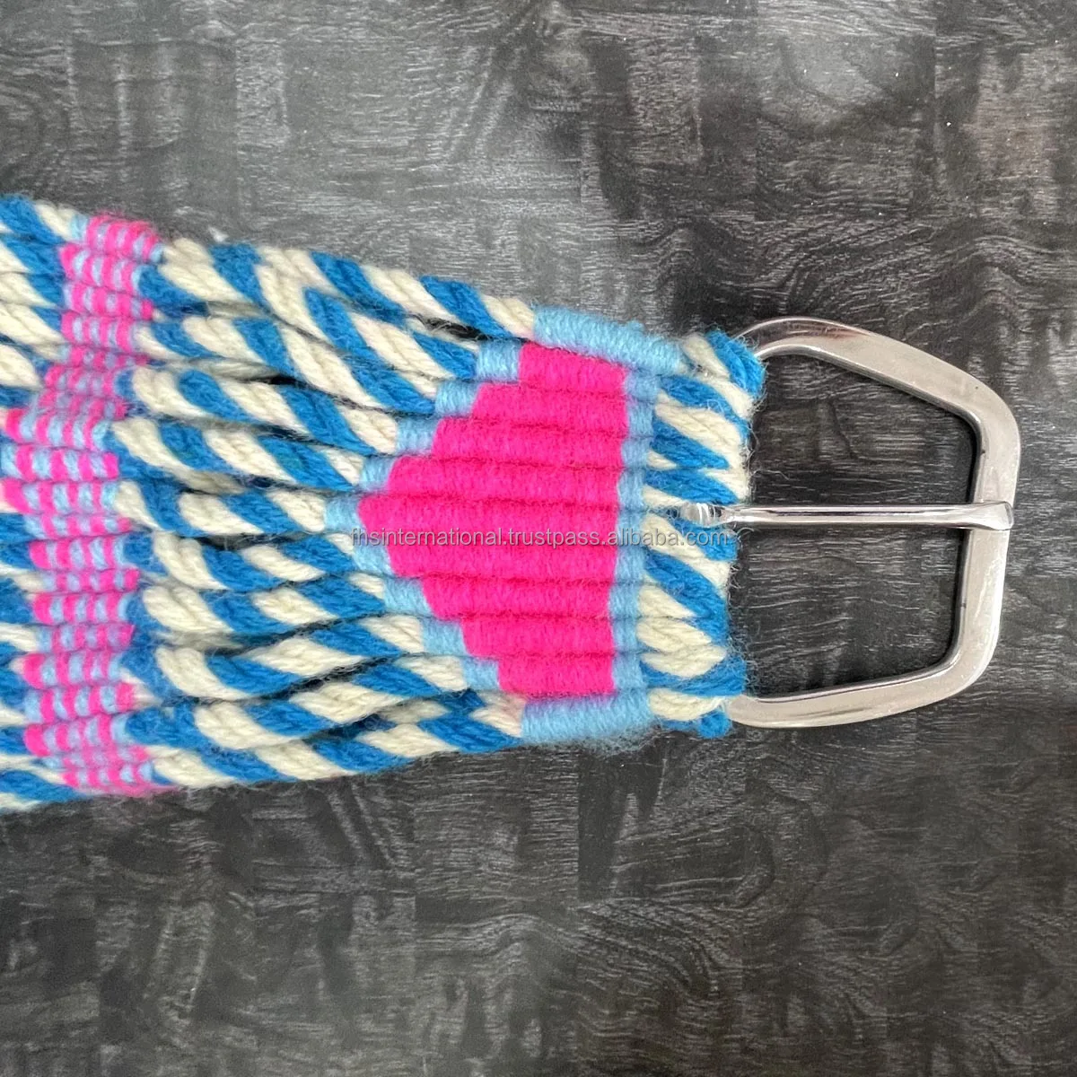 Best Quality Mohair Western Roper Cinch Web Girth Western Wool Web Girth Horse Girth for Western Saddle