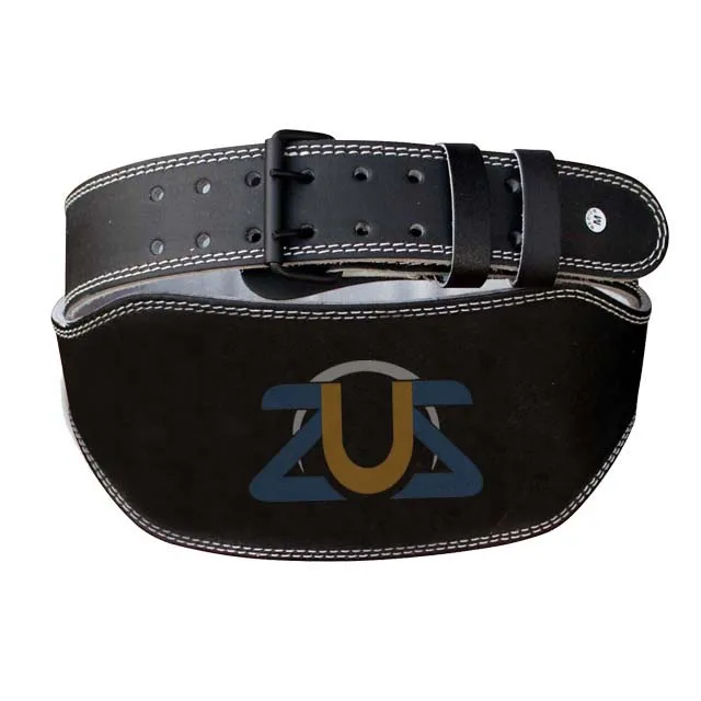 High Quality Wholesale Power Lifting Weightlifting Black Leather Fitness Belt for Gym Workout Training Power lifting Belts