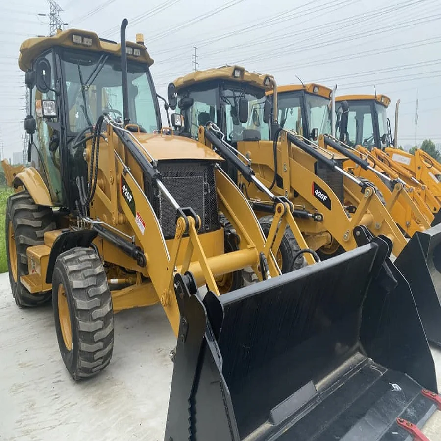 Экскаватор-погрузчик Caterpillar 420F2 Подержанные погрузчики Cat 420f 416E для продажи Подержанный оригинальный японский экскаватор-погрузчик cat 420F