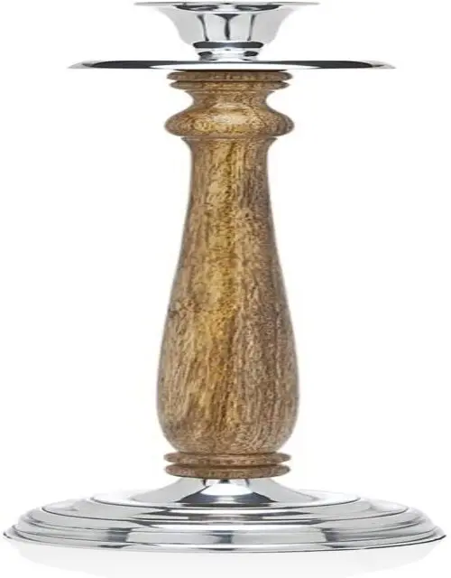 Wholesale wood and metal Candle stick for home decoration handmade candle stick for wedding decoration
