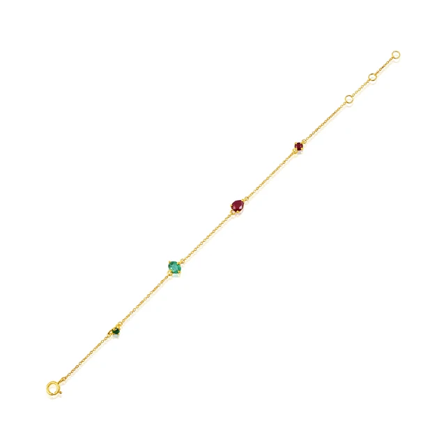 jewelry manufacturer wholesaler gold plated 925 sterling silver evil eye natural black onyx beads gemstone bracelet