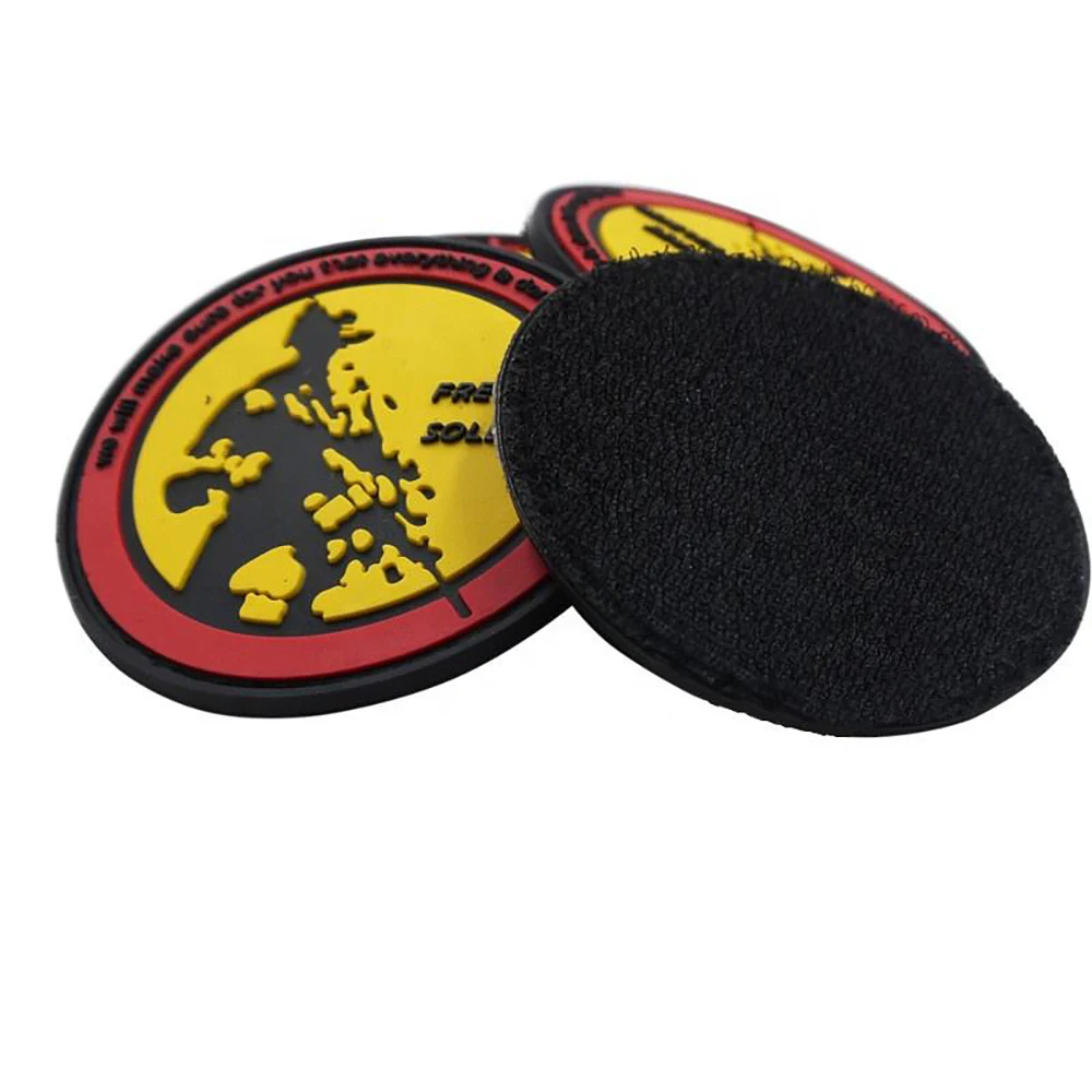 Pvc Patches Manufacturer Sew On Embossed Custom Brand Name 3d Logo Garment