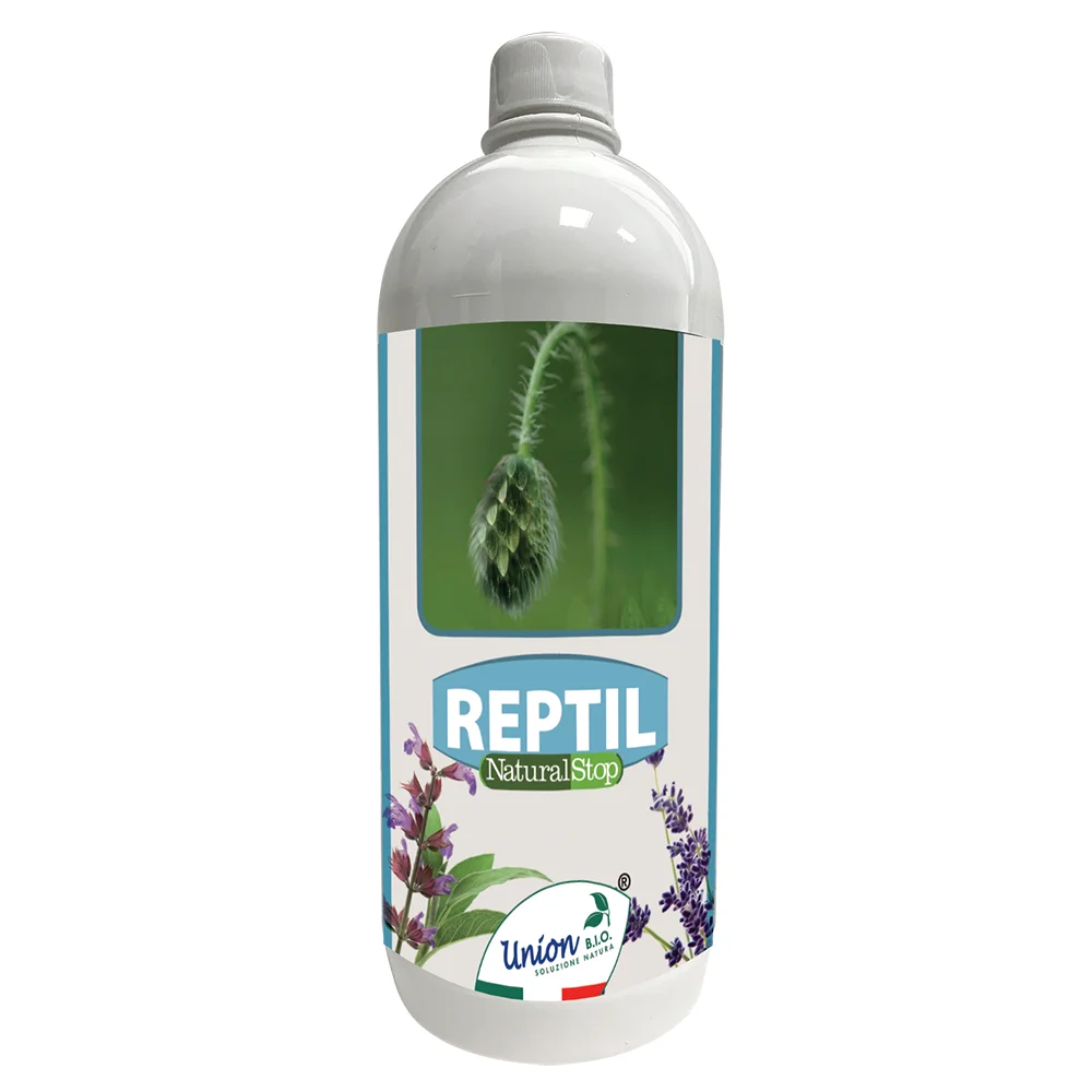 Top quality made in Italy plant based physical barrier REPTIL NATURAL STOP for snakes and lizard 1L