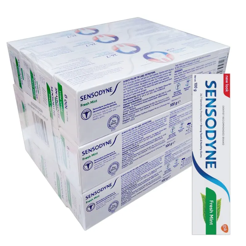 SENSODYNE FRESHMINT (зеленый) 12x100 г