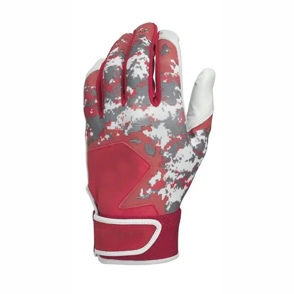 Wholesale Baseball Battling Gloves I-Web Leather Made Sports Wear Keeper Gloves Red & White Color Softball Gloves