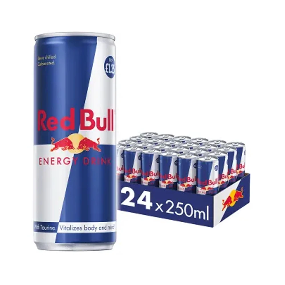 Низкая цена Red Bull & Redbull Classic 250 мл 500 мл/red