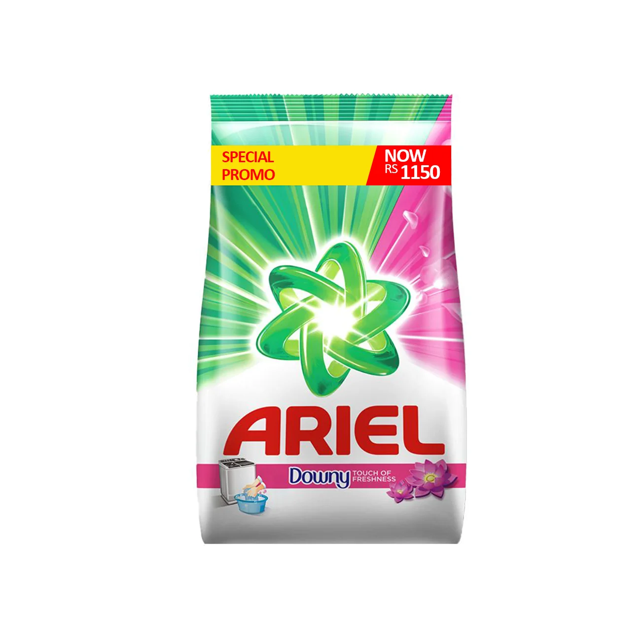 Моющее средство Ariel обеспечивает длительную свежесть при каждой стирке обеспечивая чистый запах одежды в течение всего дня.
