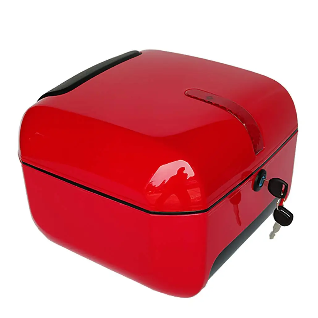 Universal Motorcycle Top Box Motorcycle Scooter Top Box Tail Trunk Luggage Box