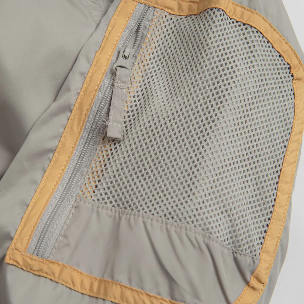 Custom streetwear vintage nylon wind runner manufacturer lightweight men retro embroidery track anorak windbreaker jacket