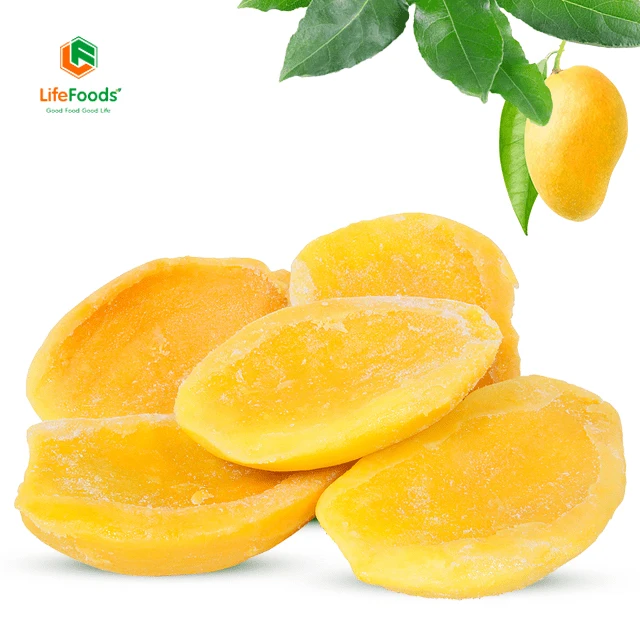 Sweet life common type 24 months shelf package mango wholesale Frozen Half Cut Mango Lifefoods from Vietnam
