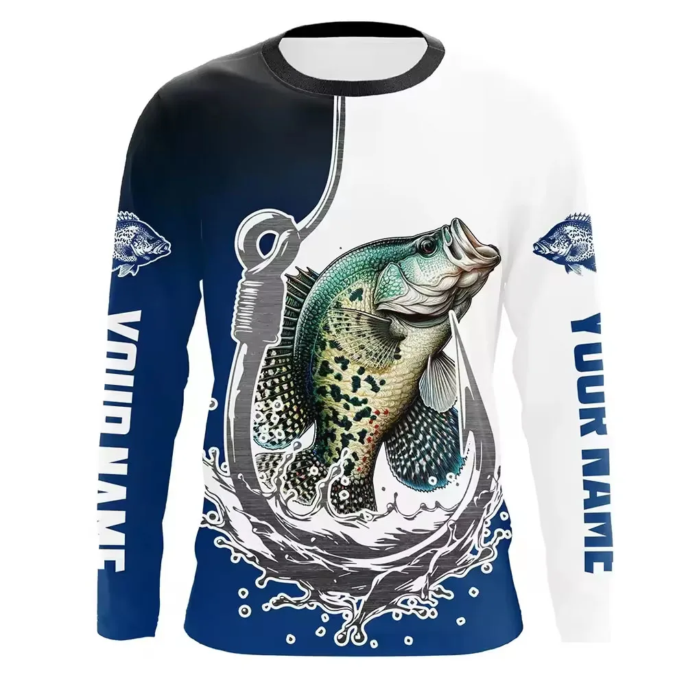 Men Fishing Jersey Customized Sublimation Tournament fishing Clothing Sun Protection Breathable Fishing Jersey Quick Dry