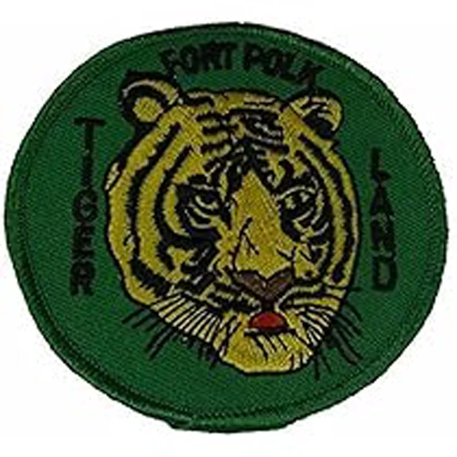 Flying  Patrol Patch  2 Diameter Round Embroidered Patch Hook Fastener