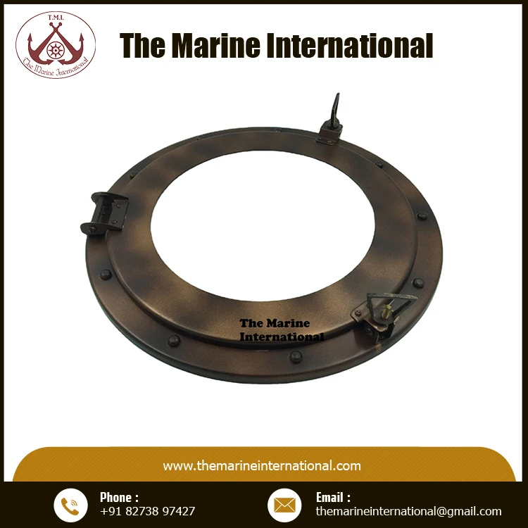 Porthole Glass Ship Cabin Window Marine Nautical Antique Finishing Iron Porthole Glass Ship Cabin Window Mirror Porthole
