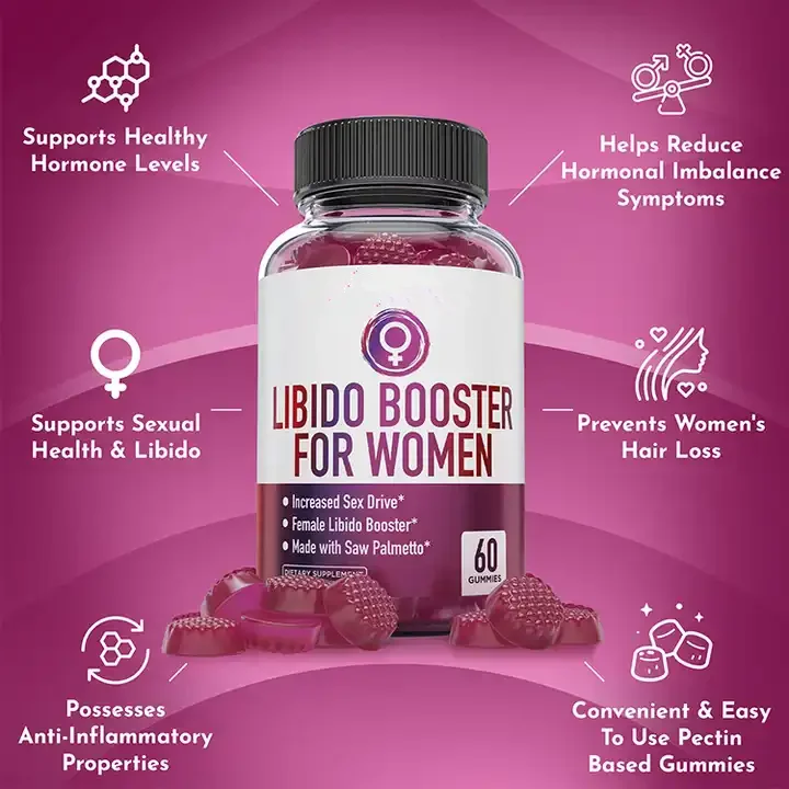 Dr Formulas Libido Support libido Booster Gummies for Women with Horny Goat Weed Extract with Maca Epimedium Icariin