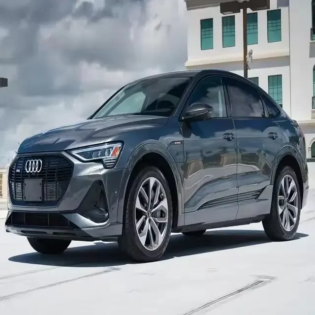 Подержанный 2021 Au-di e-tron Sportback двухмоторный AWD Премиум плюс отделка черный оптический пакет двойной электродвигатель внедорожник/Кроссовер двигатель