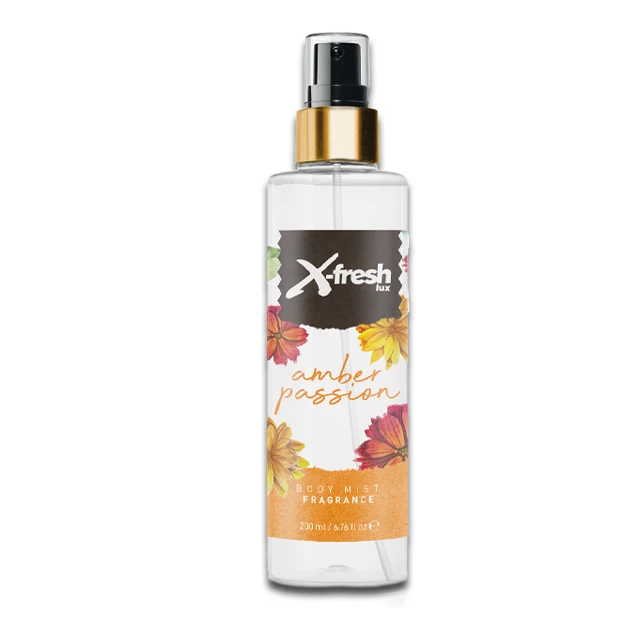 BODY MIST FRAGRANCE AMBER PASSION DAILY  ALL SKIN TYPES  PERFECT CARE  FROM FACTORY READY TO SHIP BEST PRICE QUARANTED