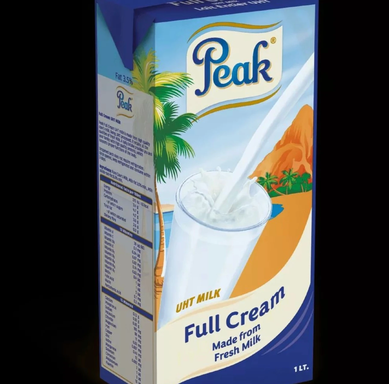 Huge Demand Hot Selling Green Garden 3.5% UHT Whole Milk 1L with Screw Opener From The Alpin Mountains UHT milk For Sale