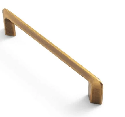 Brass Zinc Alloy Cabinet Handles - 5.04'( 128mm ) Hole Center Affordable Luxury Cabinet Pull Hardware for Bedroom & Kitchen