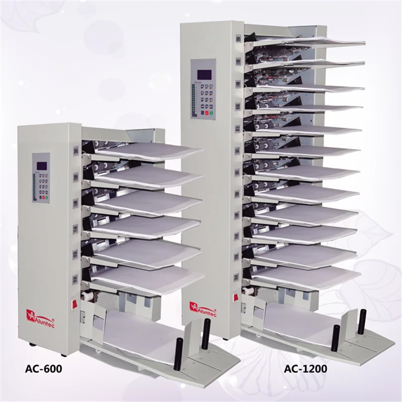 Super September NO MOQ Hot Sale 6/10/12 Trays Automatic Paper Sheet Collator Machine