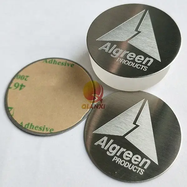 Personalized Name Badge Holder Custom Metal Tag Laser Engraved LOGO Tag for Name In Stainless Steel