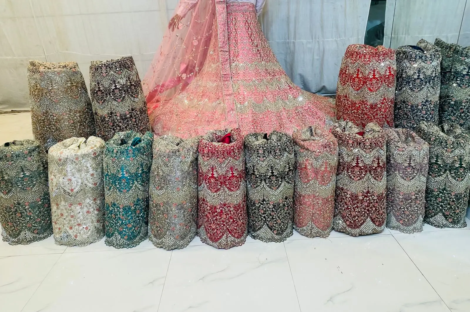 Indian Pakistani Style Lehenga Choli for Women Wedding Indian Design full Net Lehenga Choli Dupatta Blouse Embroidery Work