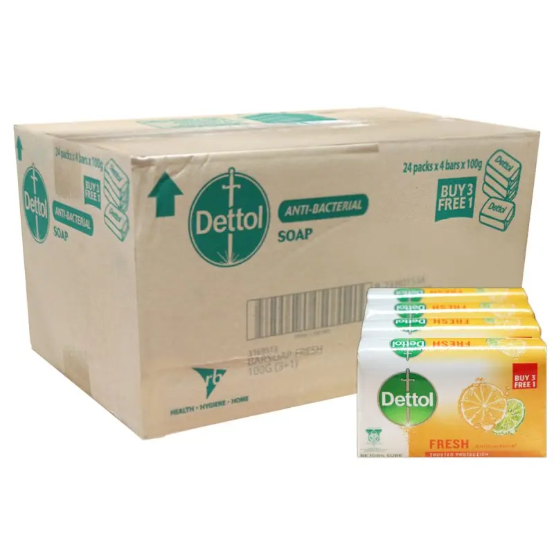 Мыло DETTOL ANTI BAC FRSH 24x(3 + 1) x 100 г
