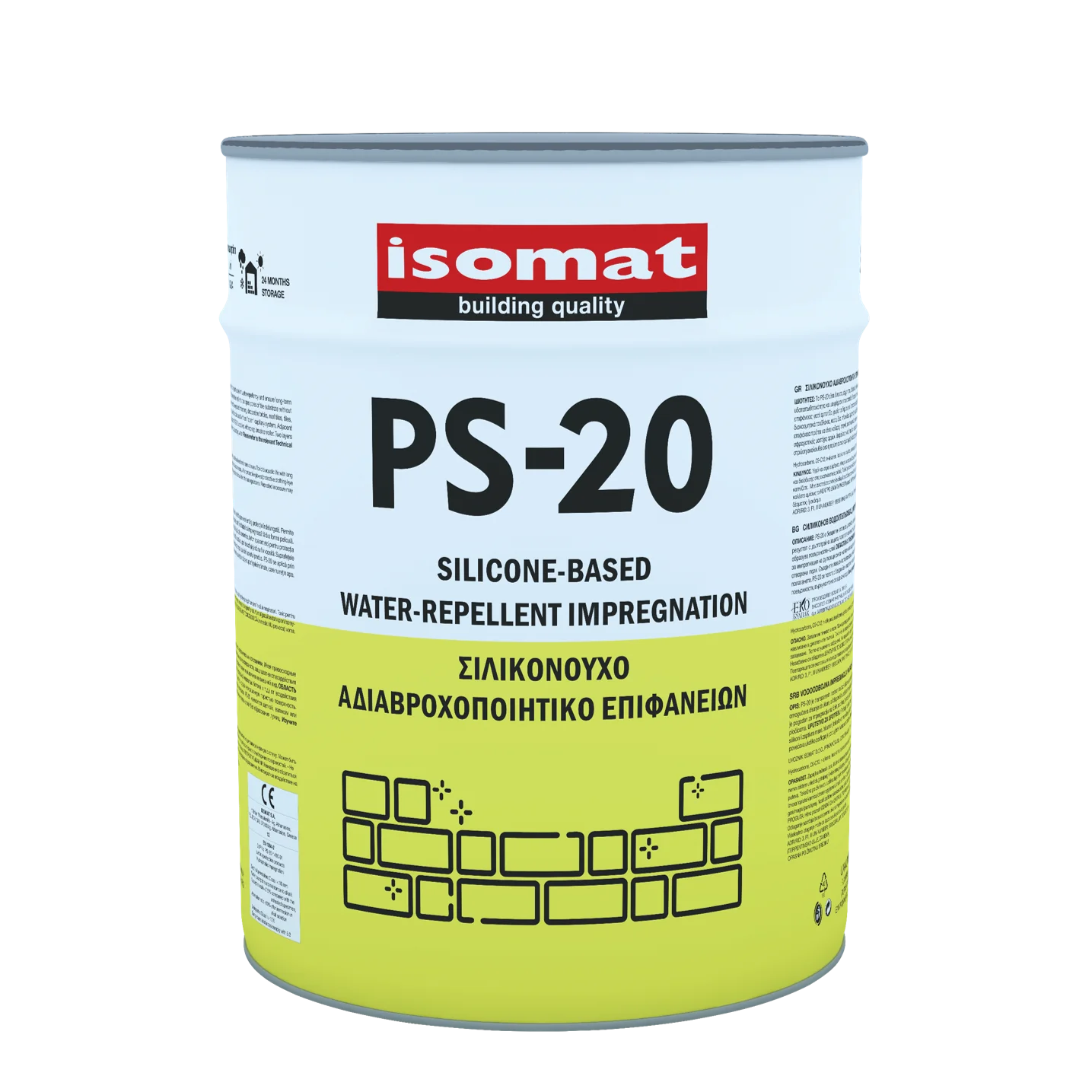 Transparent, silicone-based water-repellent impregnation | PS-20