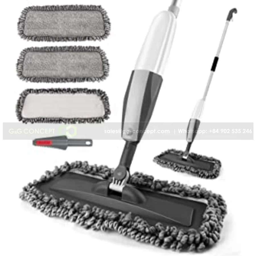Distributor Smart Spray Floor Mop Cleaning With Spray Bottle Water Basic Luxury White & Grey Color Hight Quality Cheap Price