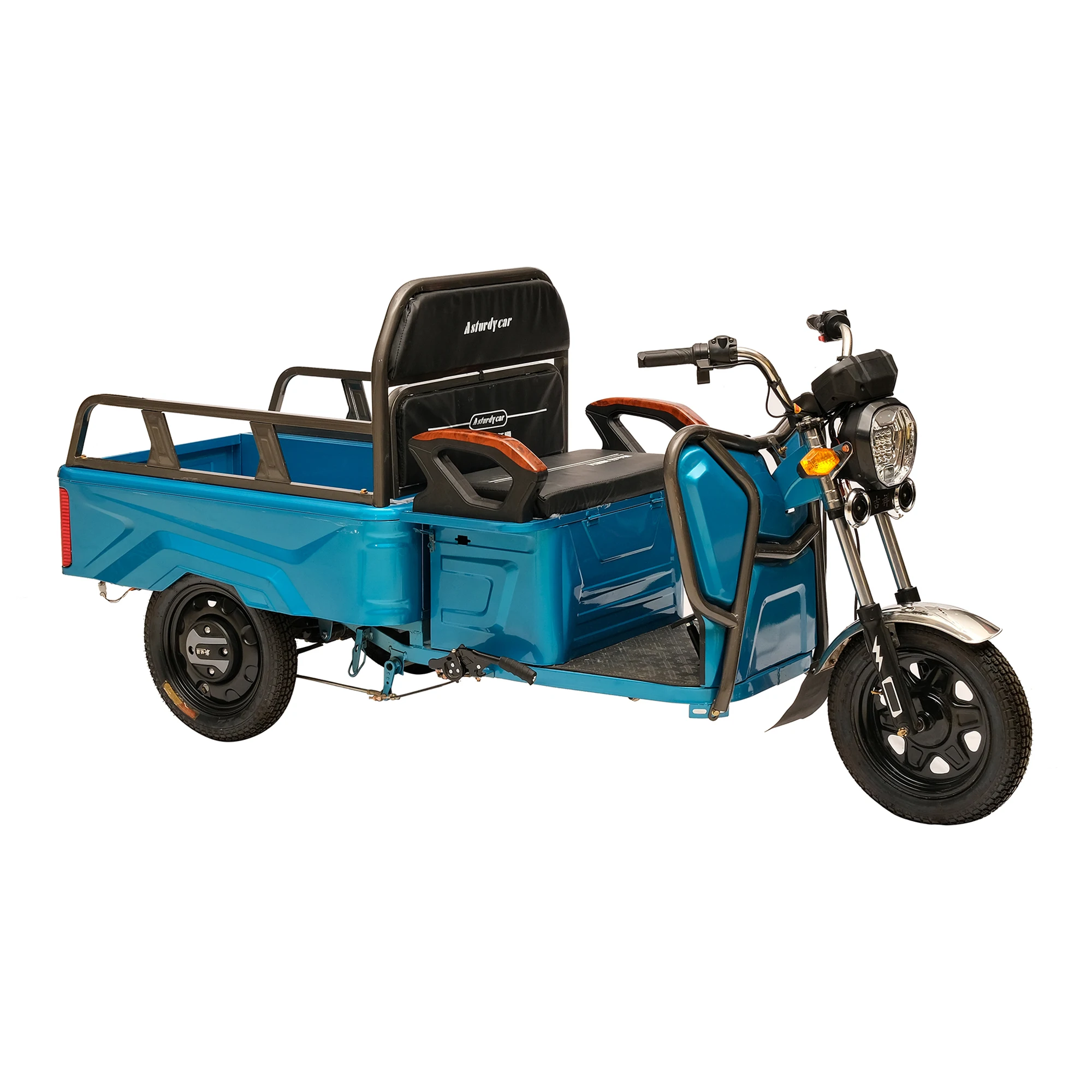 Hot sale  tricycle 800W electric bike  Drum brakes both of front and rear Cargo Truck Big Wheel Tricycle for Adult