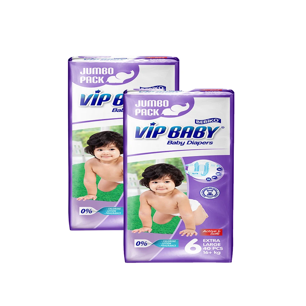 Top Selling Bebiko VIP Baby Diaper Jumbo Extra Large Active And Soft Jumbo Extra Large Available At Best Price VIP Baby Diapers