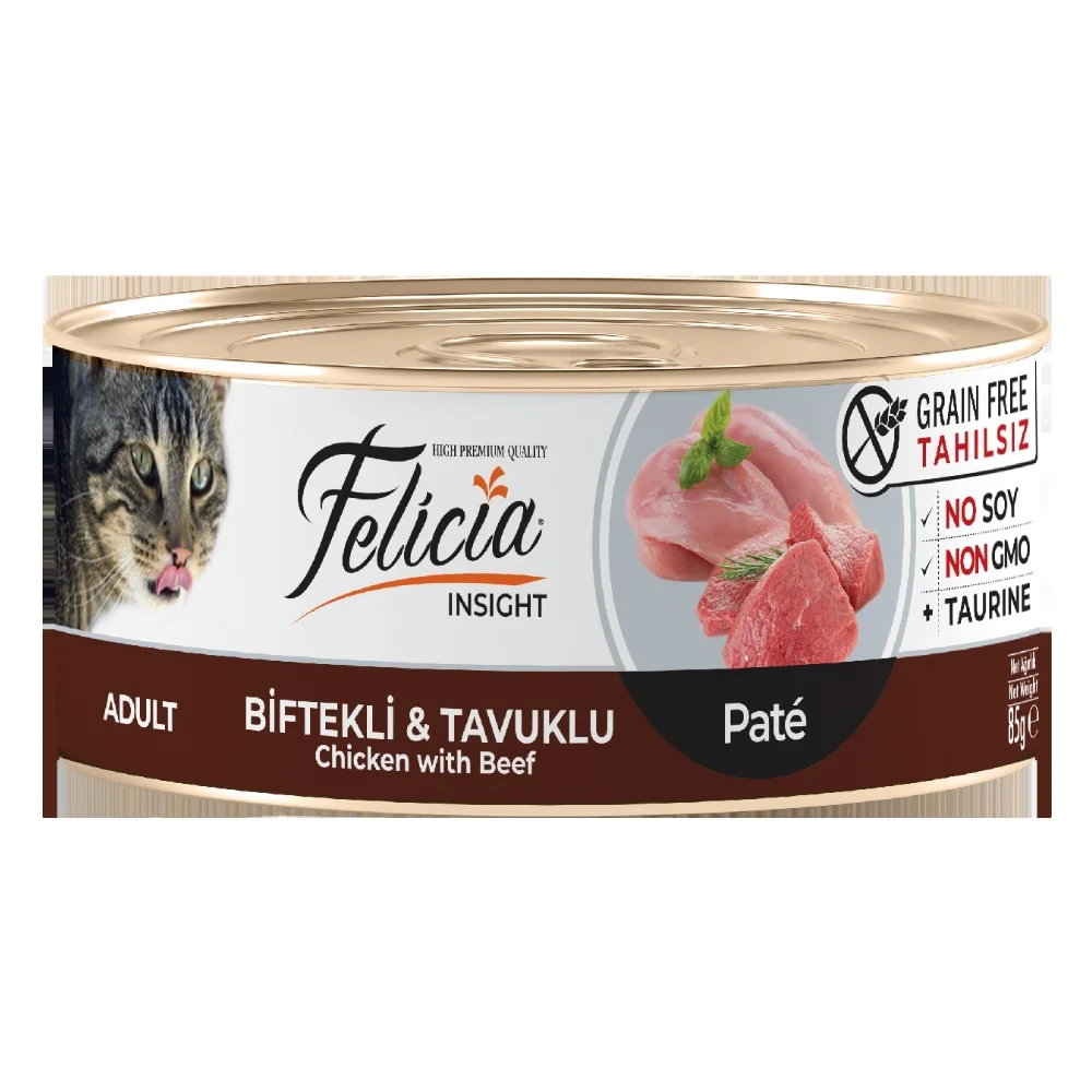 Felicia Complete canned pet food for kittens with lamb in jelly 85gr