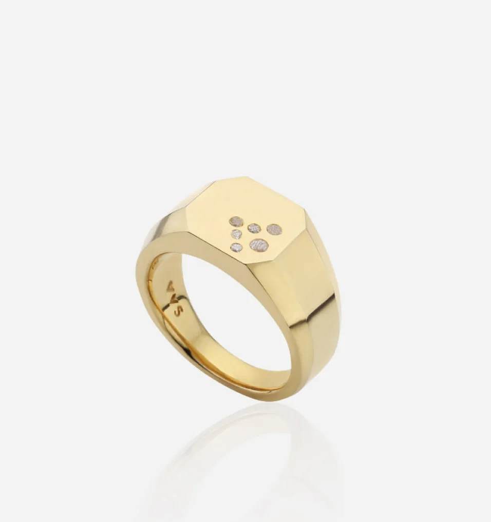 VVS Astro Signet Ring  silver|gold one size Korean fashion Trending products 2024 new arrivals