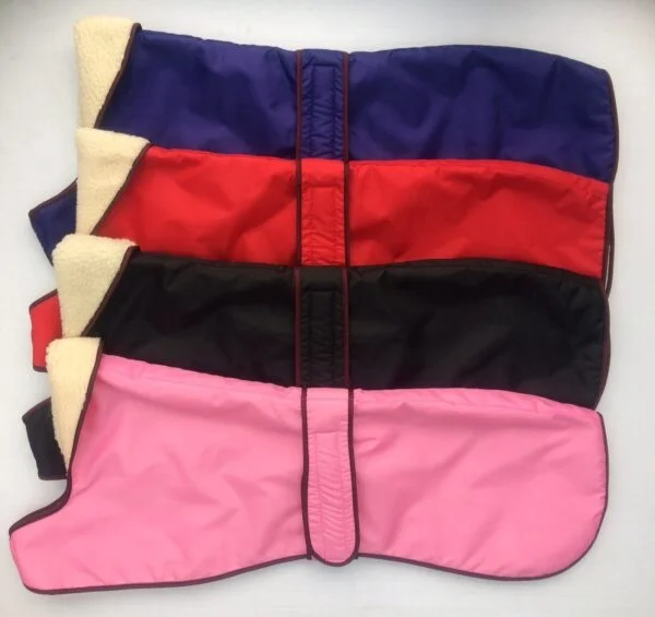 Waterproof Luxury Greyhound Hunter Dog Coat Sherpa Fleece Lined Wool Jacket for Dogs for All Seasons