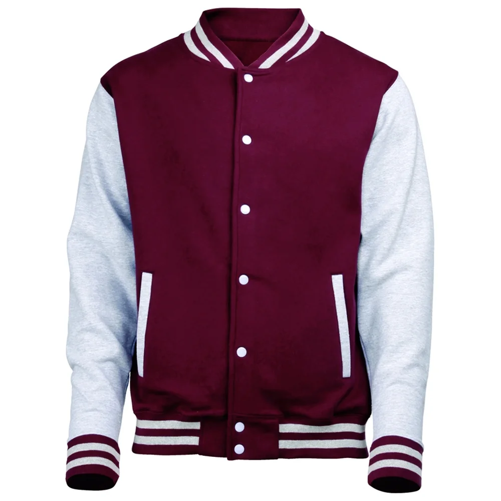 Custom High Quality Cotton Varsity Baseball Jackets Plus Size Waterproof Feature Winter Season Embroidered Leather Printed
